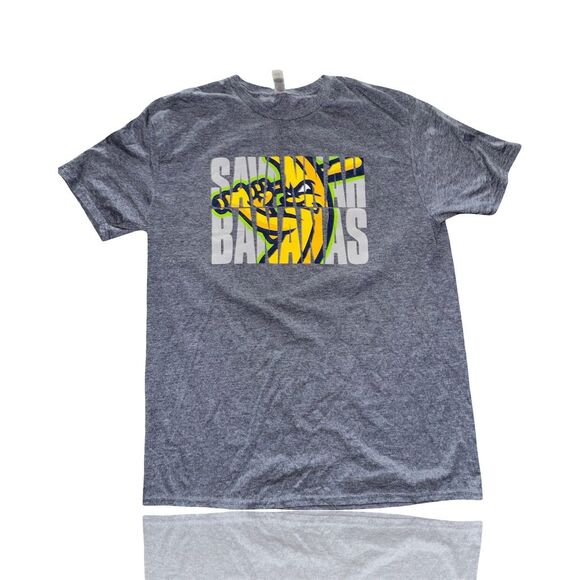 Savannah Bananas Baseball Logo Men's Blue Graphic T-Shirt Size Large - Picture 1 of 3